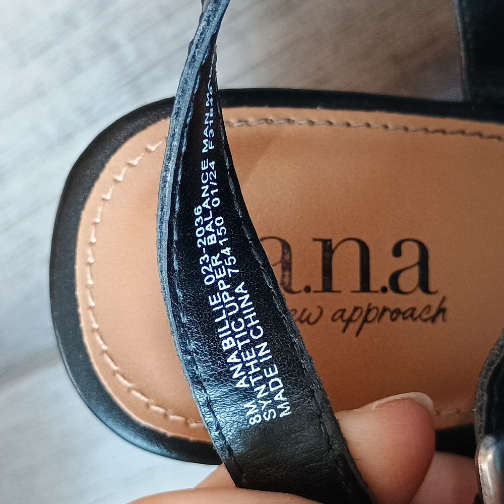 a.n.a wedge Block heeled sandals Size 8 - Picture 4 of 10